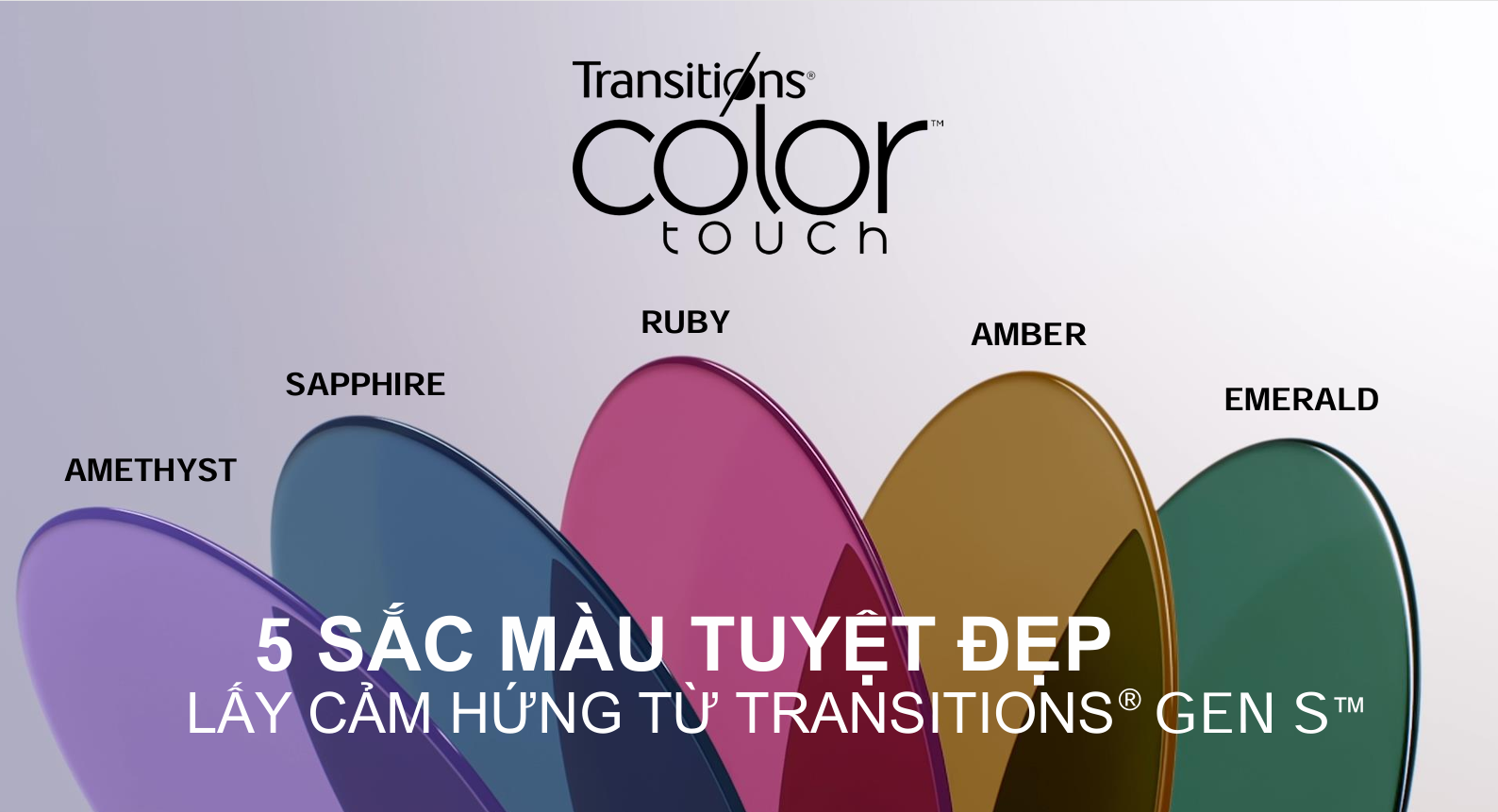 Tròng Kính Đổi Màu Transitions® Color Touch™