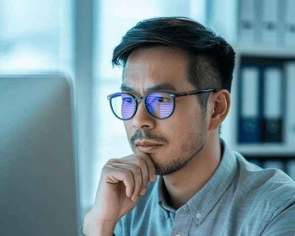 tròng kính chống ánh sáng xanh