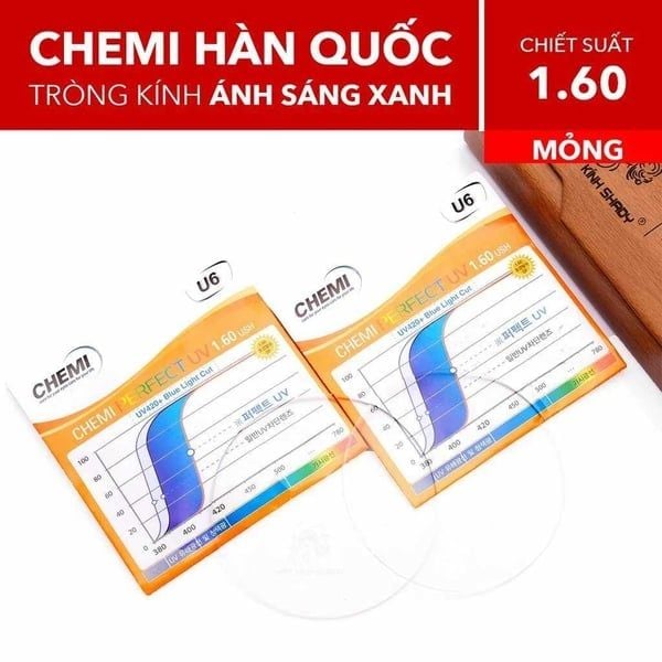 tròng kính chống ánh sáng xanh