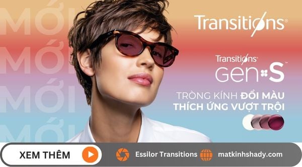 tròng kính đổi màu essilor
