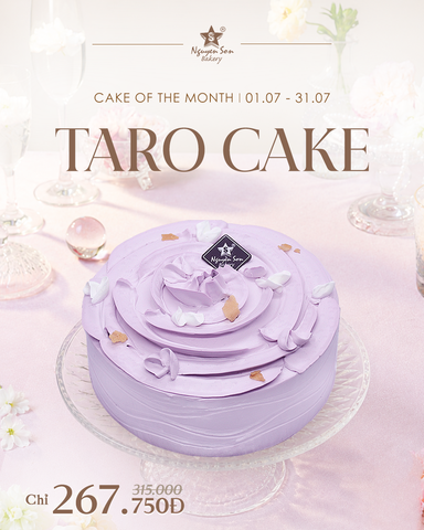 💜 CHƯA KỊP QUEN MẶT ĐÃ LÊN DEAL, TARO CAKE LÀ COTM THÁNG 7 NÀY!!