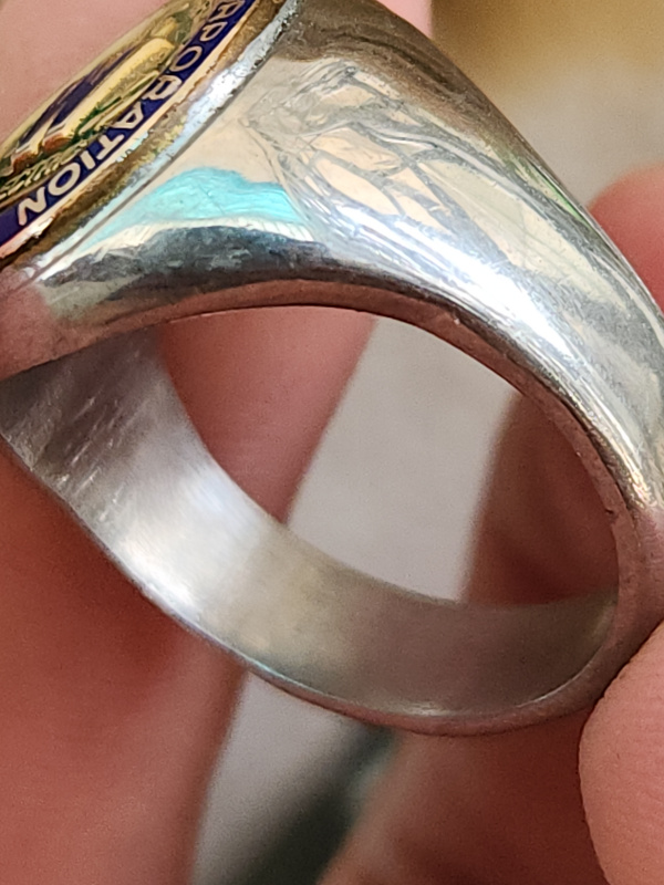 nhẫn mỹ xưa hợp kim ốp vàng company