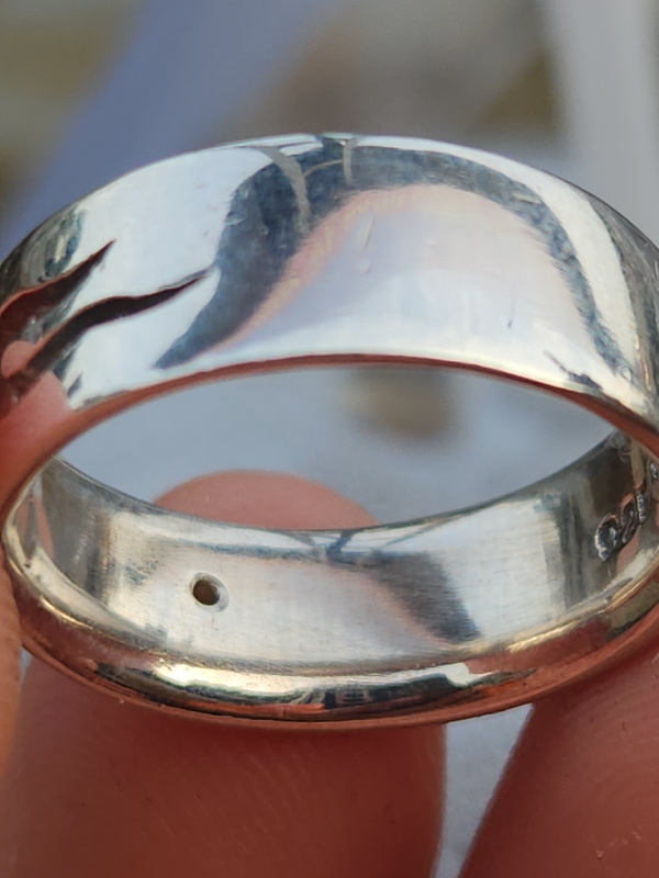 nhẫn mỹ bạc xưa vàng 10k Harley Davidson kim cương thiên nhiên