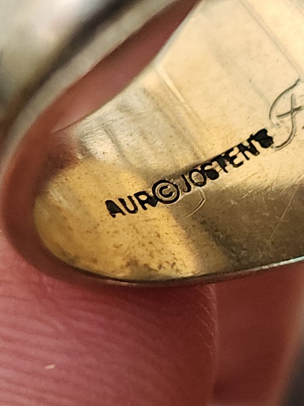 nhẫn mỹ xưa bá cấm vàng đính xoàn thiên nhiên