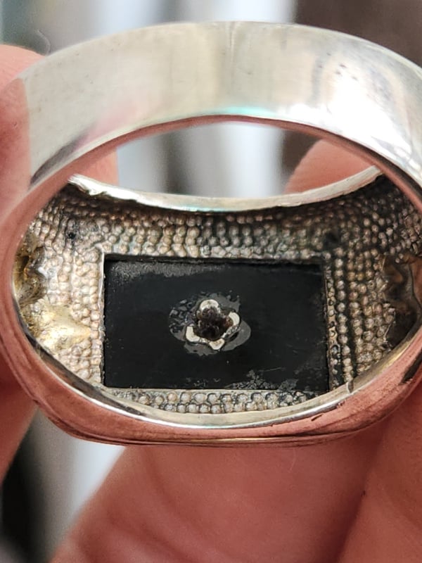 nhẫn mỹ xưa Harley Davidson vàng tam khí