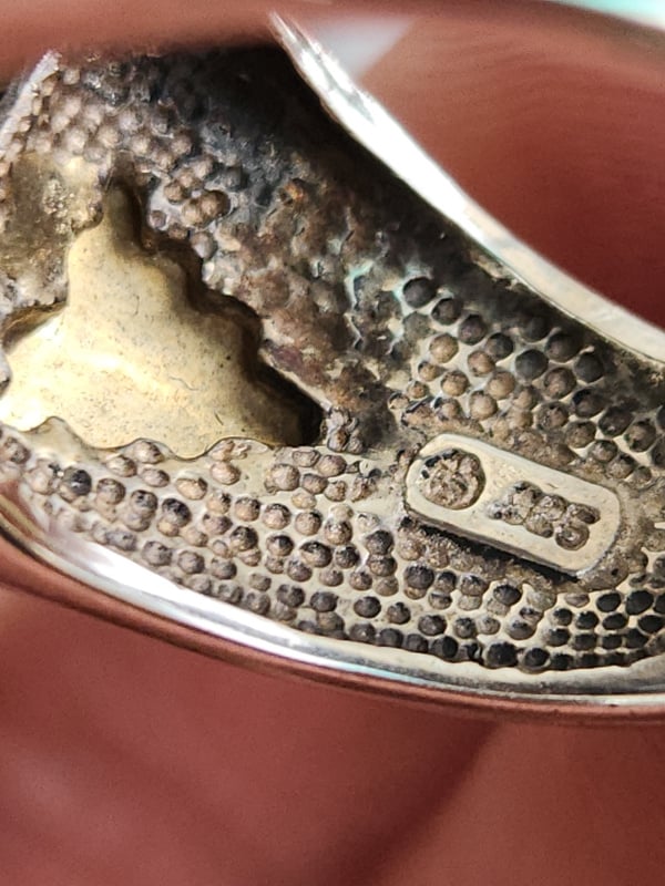 nhẫn mỹ xưa Harley Davidson vàng tam khí