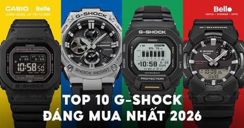 Top 10 Casio G-Shock đáng mua nhất 2026 theo chuyên gia Bello