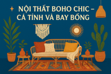 ✨ NỘI THẤT BOHO CHIC – CÁ TÍNH VÀ BAY BỔNG ✨