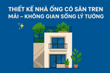 ✨🏡 THIẾT KẾ NHÀ ỐNG CÓ SÂN TRÊN MÁI – KHÔNG GIAN SỐNG LÝ TƯỞNG 🌿☀️