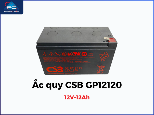 Ắc quy CSB là dòng ắc quy kín khí không cần bảo dưỡng