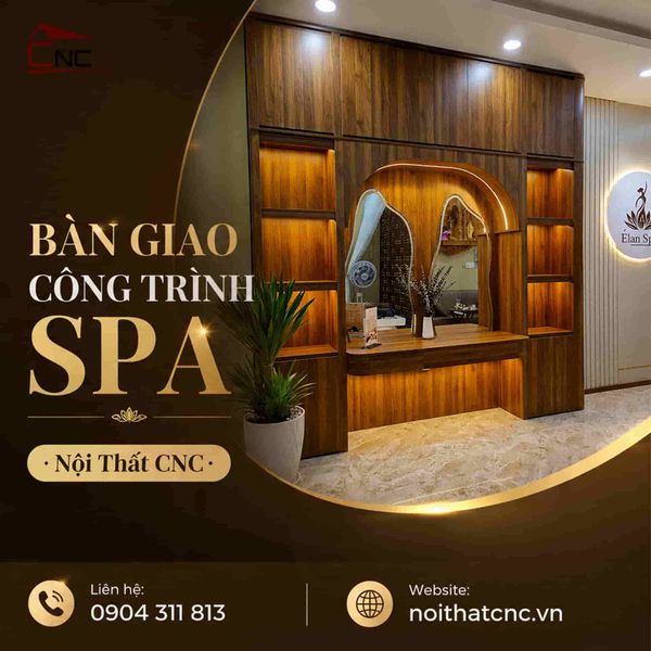 Hoàn Thiện Và Bàn Giao Vách Trang Trí Spa Tại Cityland Gò Vấp