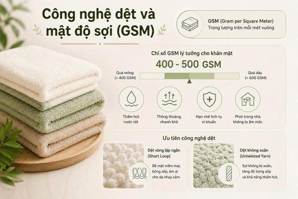 cách chọn khăn cho da nhạy cảm