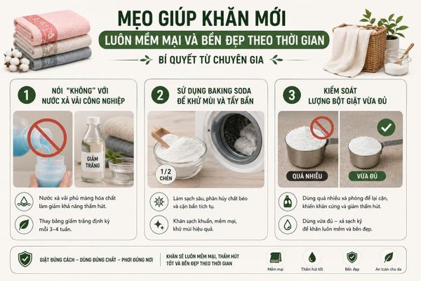 khăn mới mua về