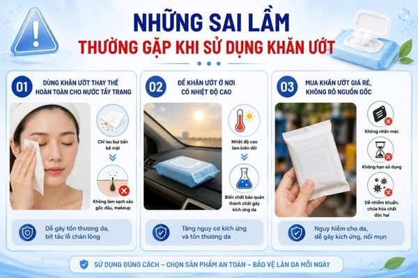 dị ứng khăn ướt