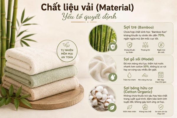 cách chọn khăn cho da nhạy cảm