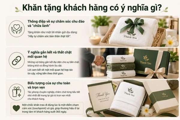 khăn tặng khách hàng có ý nghĩa gì
