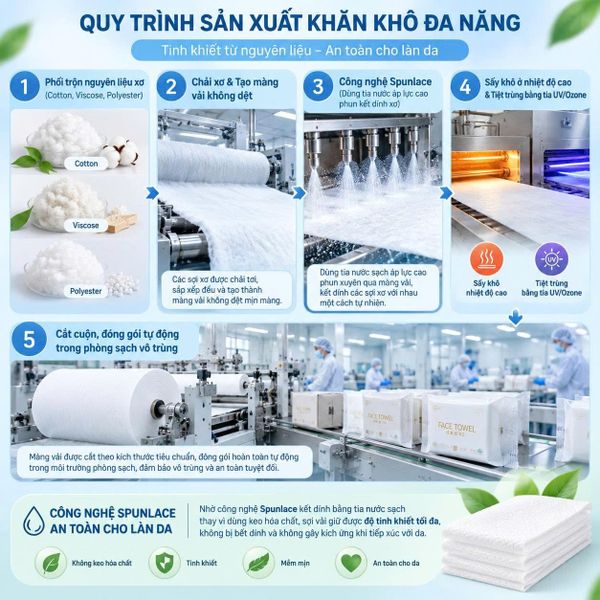 khăn khô đa năng