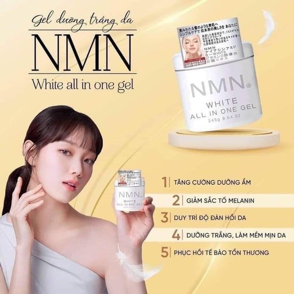 Gel dưỡng NMN White All In One Nhật Bản