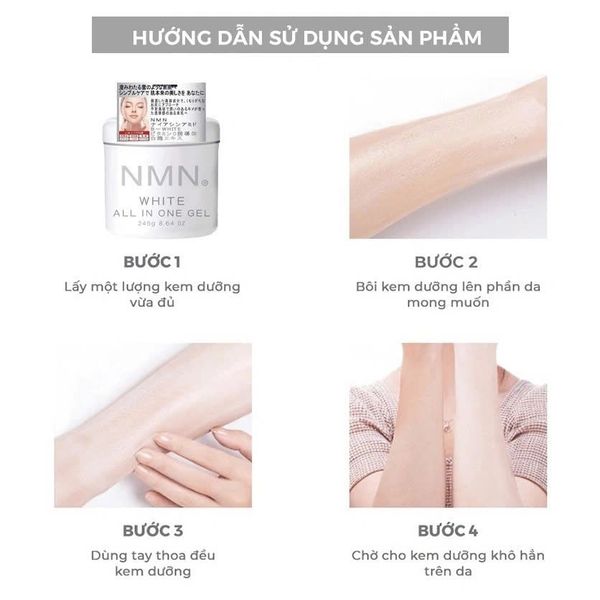 Hũ gel dưỡng NMN White All In One 245g
