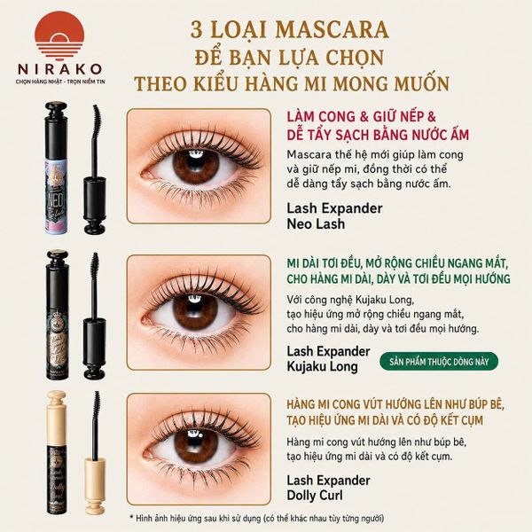 Mascara MJ Lash Expander Peacock Long BK999 King Deep Black