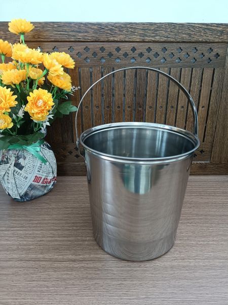 Xô Đá Inox Có Quai Xách