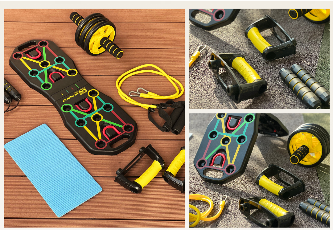 Bộ dụng cụ hít đất và tập luyện thể thao chuyên nghiệp LiveFit