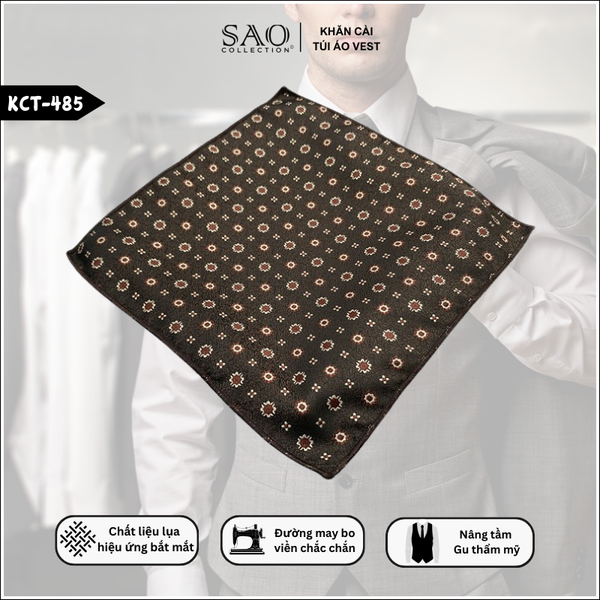 Hướng dẫn gấp khăn cài túi dễ thực hiện, phù hợp nhiều kiểu vest