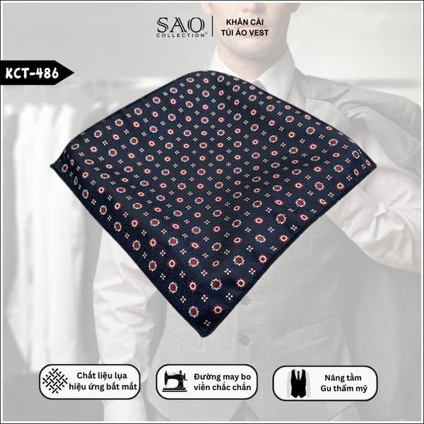 Hướng dẫn gấp khăn cài túi dễ thực hiện, phù hợp nhiều kiểu vest