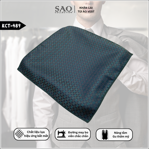 Hướng dẫn gấp khăn cài túi dễ thực hiện, phù hợp nhiều kiểu vest