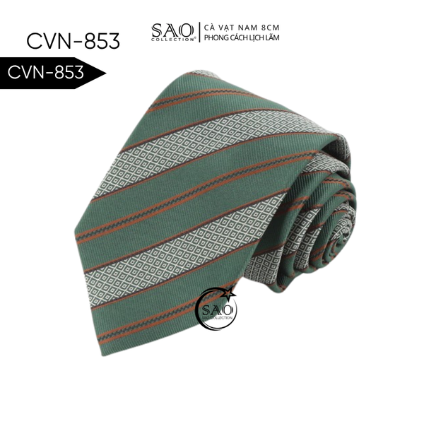 cà vạt xanh họa tiết dễ phối đồ