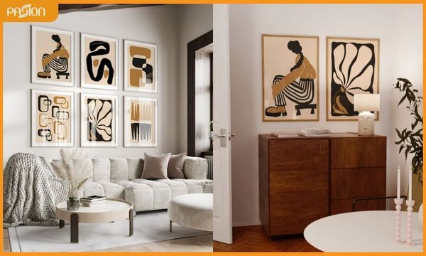 Bộ tranh trừu tượng phong cách Bohemian