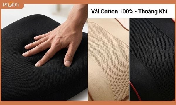 Chất liệu gối tựa lưng xe hơi