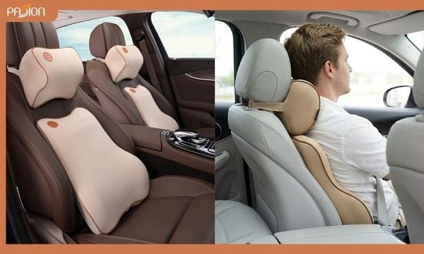 Sử dụng gối tựa lưng xe hơi