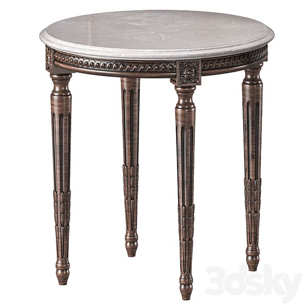 Bàn trà phụ cổ điển Louis XVI Chairish