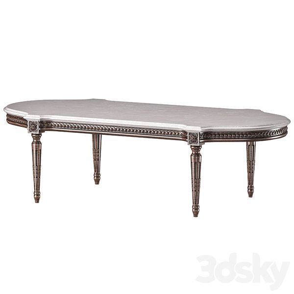 Bàn trà cổ điển Louis XVI Chairish