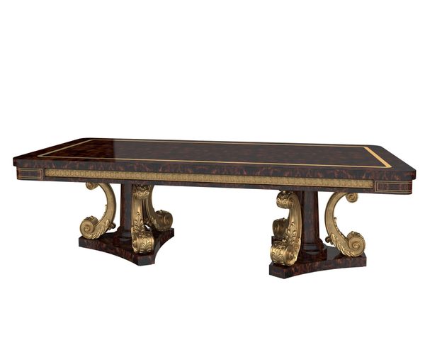 Bàn ăn cổ điển chữ nhật Volga - Mariner