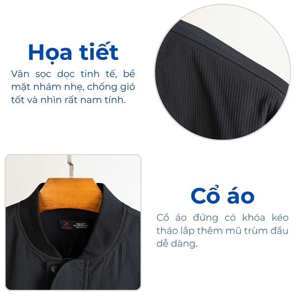 Mô tả chi tiết áo khoác bomber mới của Akyoo 2