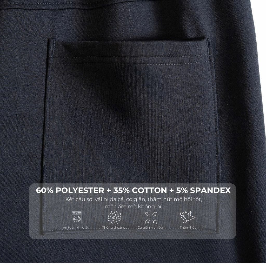 Mô tả chi tiết set bộ nỉ trơn big size nam Akyoo