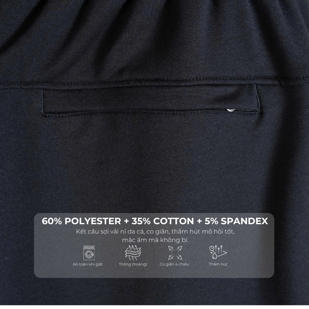 Set bộ nỉ hoodie đen trơn big size nam Akyoo