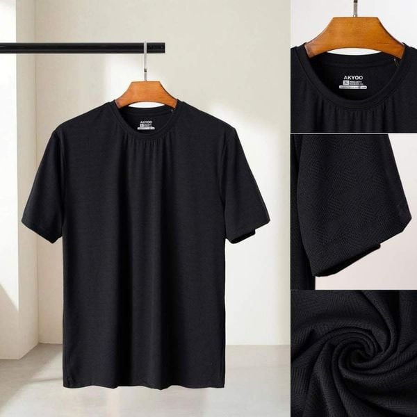 Chi tiết áo thun thể thao big size nam AKYOO