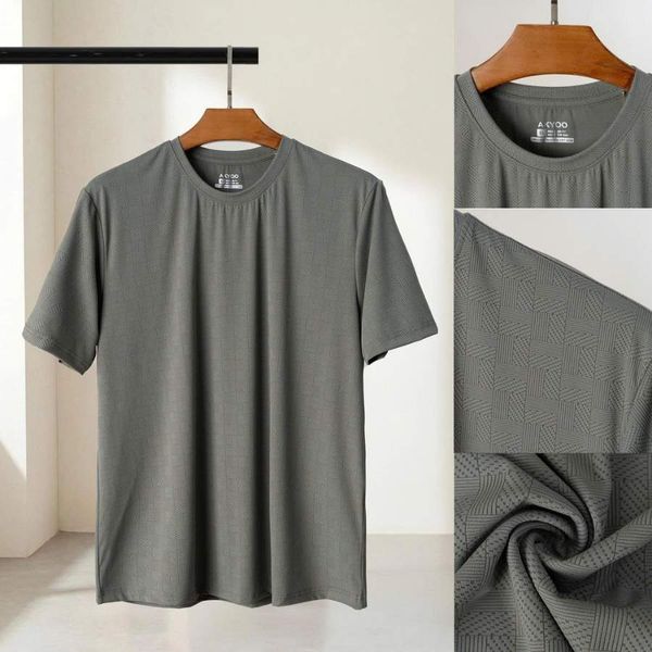 Chi tiết áo thun thể thao big size nam AKYOO