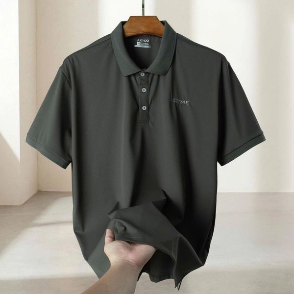 Áo polo ghi thể thao big size nam AKYOO treo móc