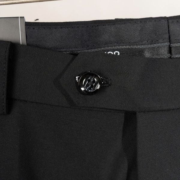 Chi tiết quần âu đen big size nam AKYOO