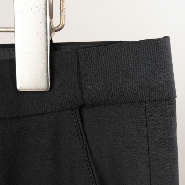 Chi tiết quần âu đen big size nam AKYOO