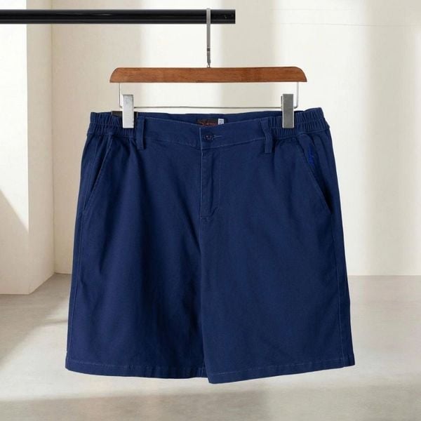 Quần short kaki than big size nam SK N THAN mặt trước
