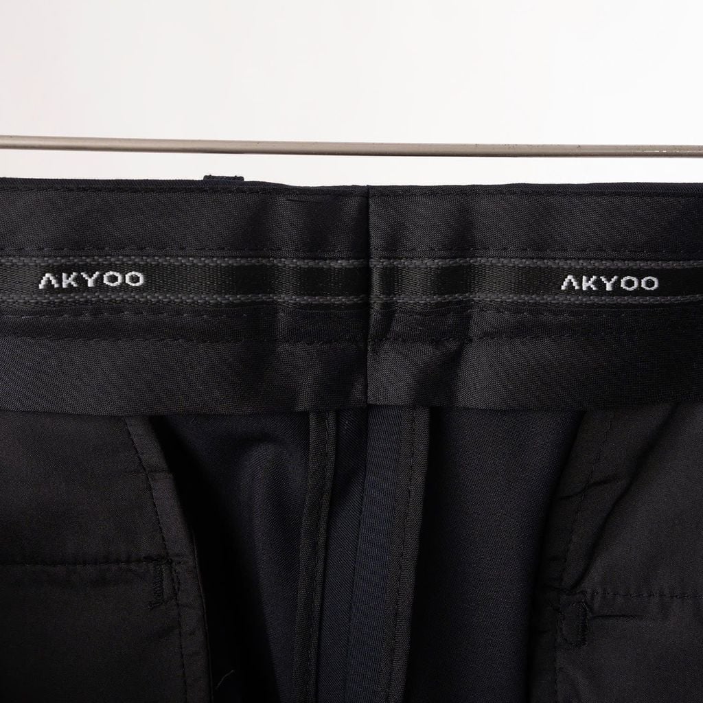 Các chi tiết quần âu xanh than big size nam Akyoo