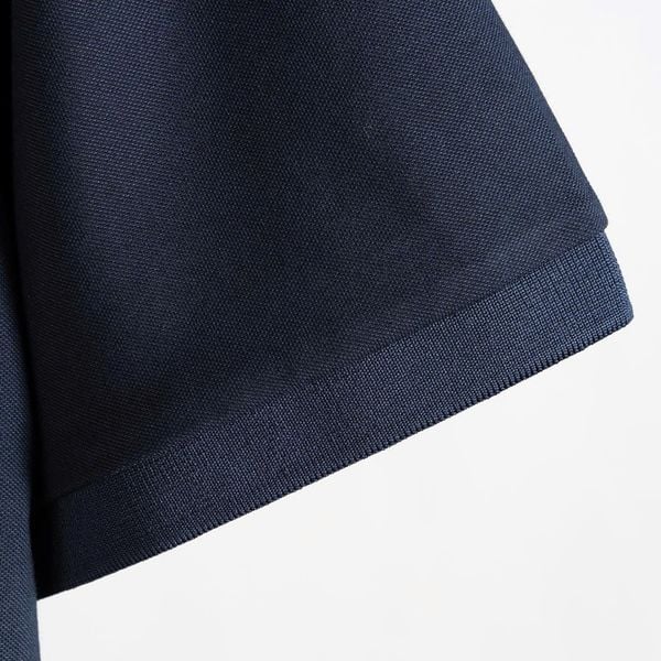 Mô tả chi tiết áo polo xanh viền big size nam Akyoo