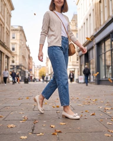 Jeans + giày bệt