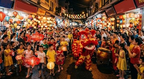 Những hình ảnh quen thuộc của Tết Trung Thu