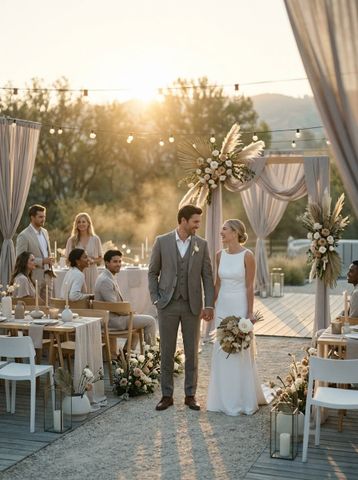 Modern Minimalist wedding